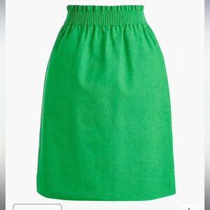 JCrew Linen-Cotton blend City Skirt